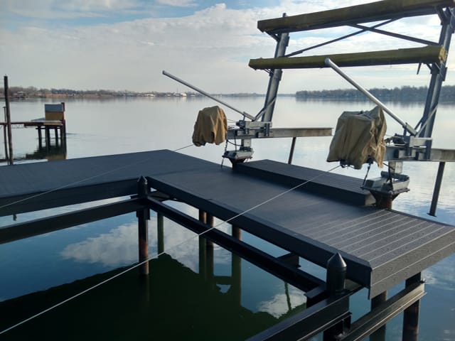 Image of new dock construction